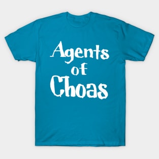 Agents of Chaos - White - Back T-Shirt